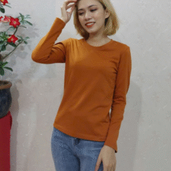 áo thun cổ tròn tay dài