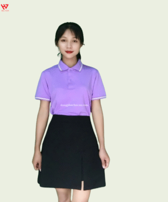 áo thun nử tay ngắn có cổ