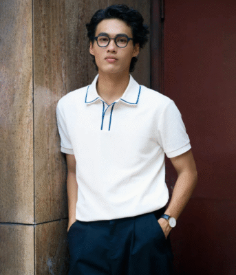 phong cách đối giản với áo thun nam