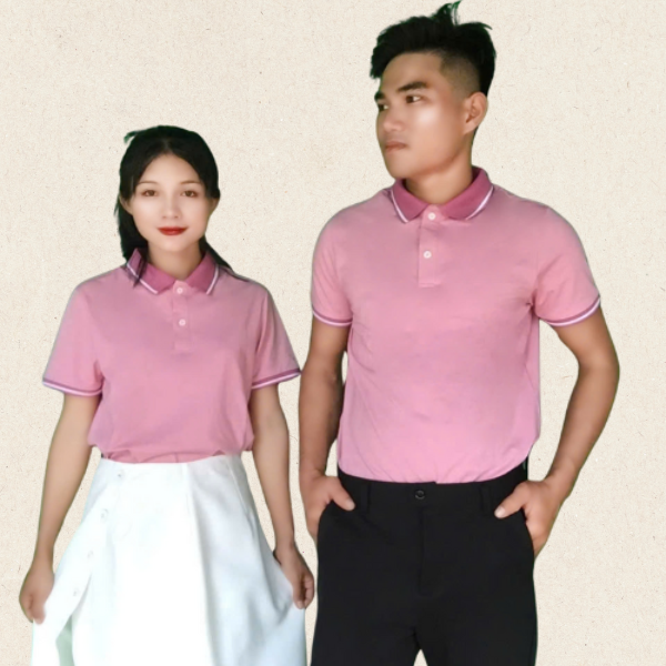 đồng phục doanh nghiệp màu ruốt hồng