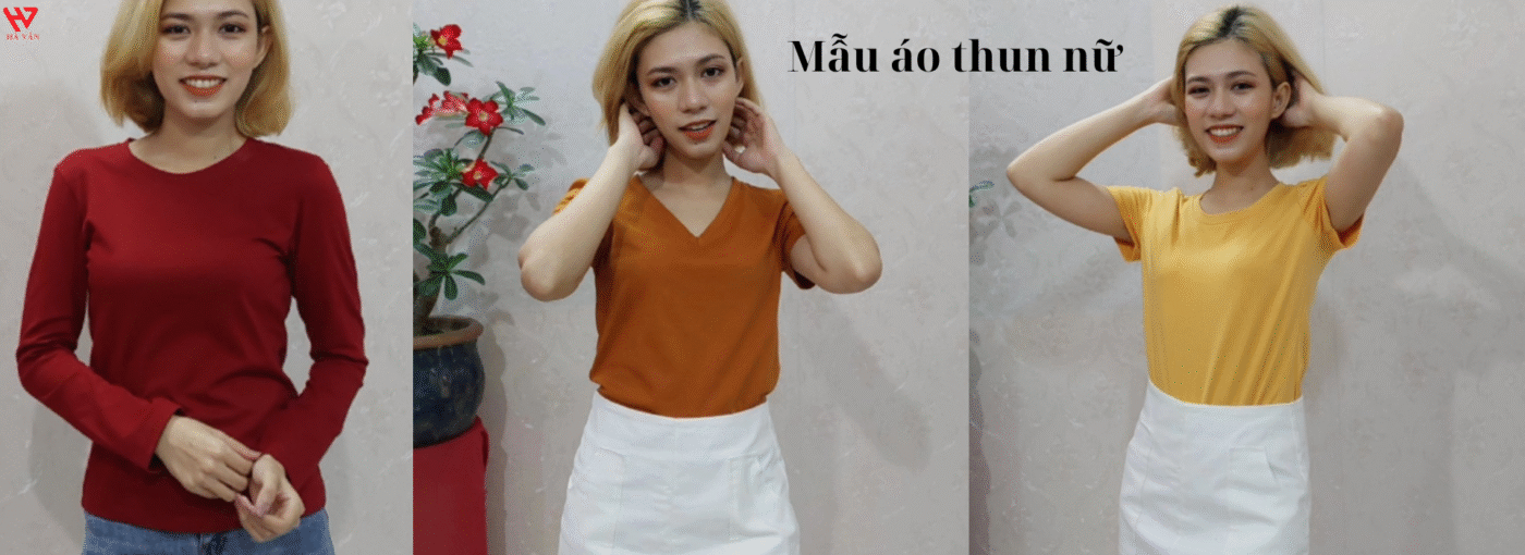 mẫu áo thun nữ