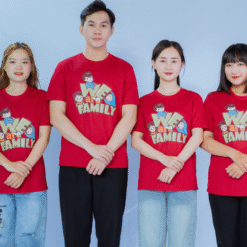 áo nhóm màu đỏ