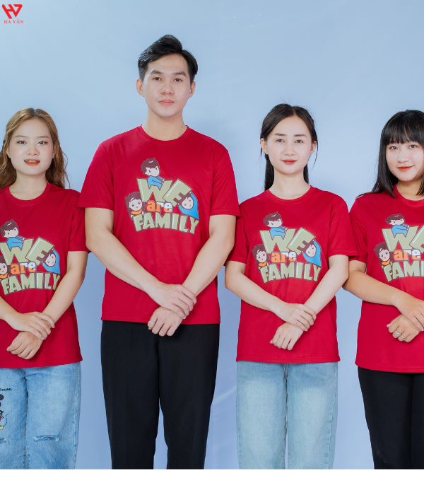 áo nhóm màu đỏ