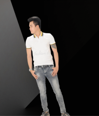 Áo thun nam form rộng phối đồ