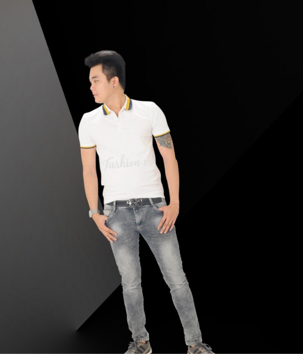 Áo thun nam form rộng phối đồ