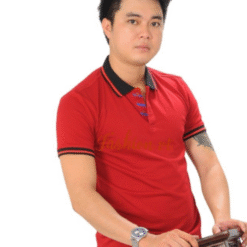 áo thun nam màu đỏ đô