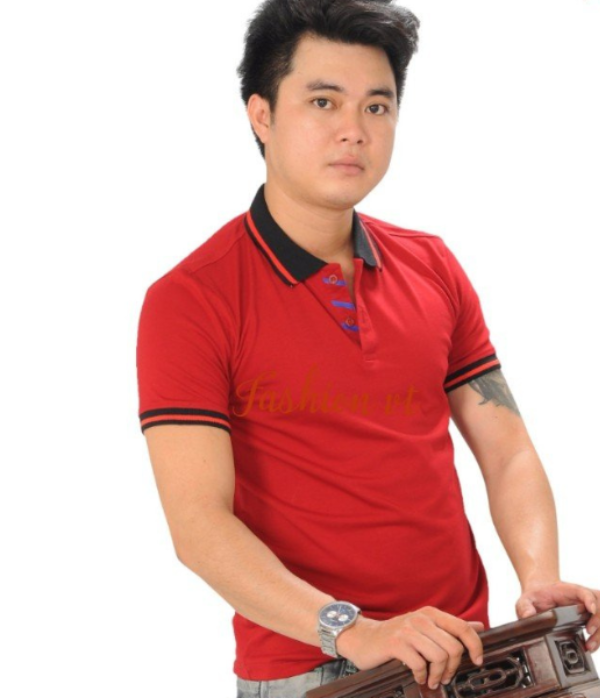 áo thun nam màu đỏ đô